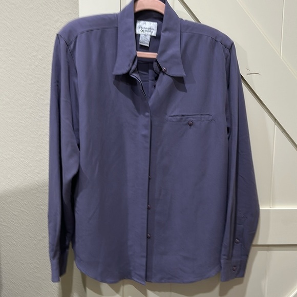 Christopher Banks purple button down shirt. Such a pretty purple. - Picture 1 of 4